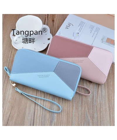 Double Zipper Women`s Wallets Handbags Color Pink Blue $17.64 Wallets