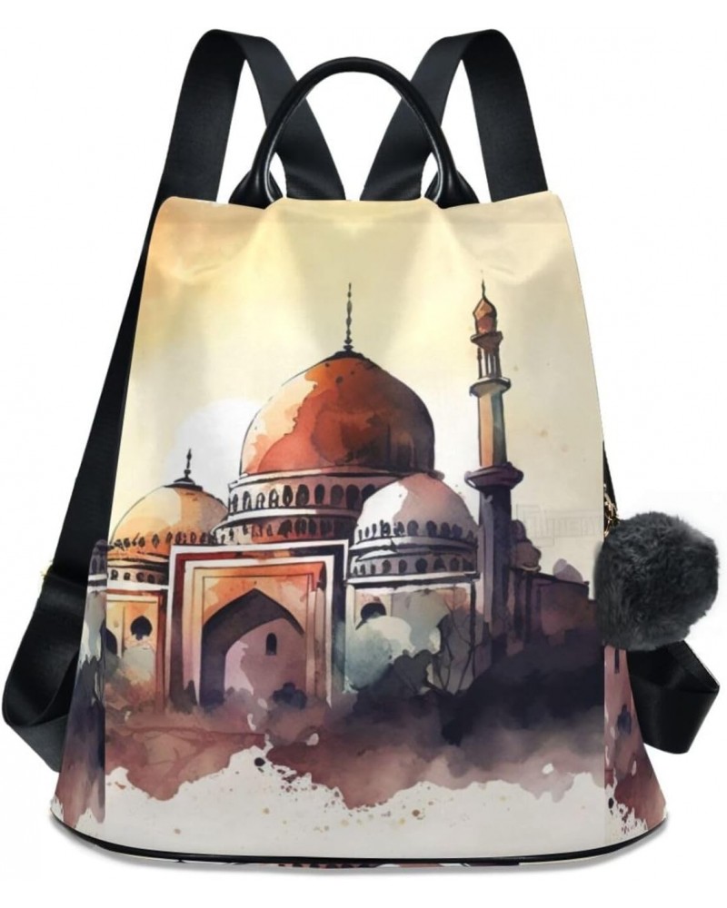 Women Fashion Backpack - Middle East Architecture, Anti Theft Casual Daypack Shoulder Bag Purse for Travel Work 15 inches $16...