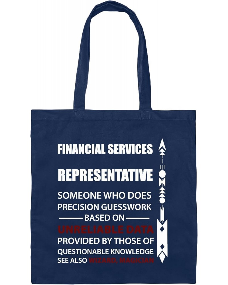 Funny Financial Services Representative Gift Ideal for Coworkers Colleagues Friends at Work Humor Saying Navy Black Multicolo...