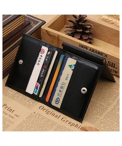 Man Money Clip Wallet with Metal clamp Magnet hasp Card Slots Slim Leather Purse for Men (Color : Brown) Black $33.19 Wallets