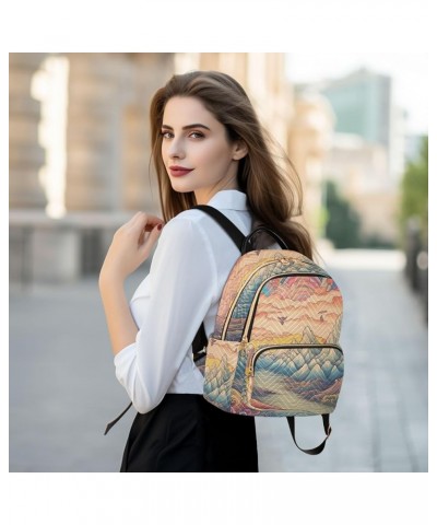 Medium Fashion Backpack for Women Fantasy Landscape Print Ladies Travel Daypack Aesthetic Shoulder Bag 10.2×5.1×12.5 IN $21.2...