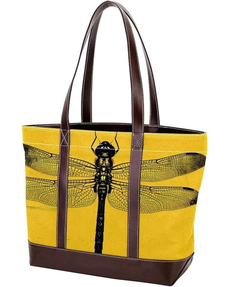 Tote Bag, Large Tote Bag, Women's Tote Handbags, Green Striped Flower Butterfly, Womens Tote Bag Design 10748 $26.39 Totes