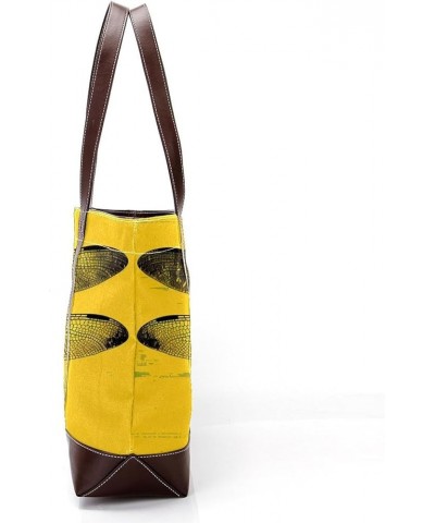 Tote Bag, Large Tote Bag, Women's Tote Handbags, Green Striped Flower Butterfly, Womens Tote Bag Design 10748 $26.39 Totes