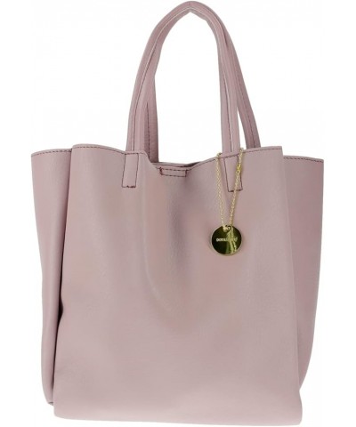 Single Piece Synthetic Leather Aori Mini Tote Lightpurple $8.82 Totes