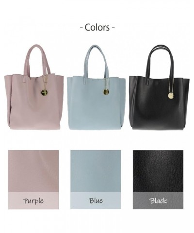 Single Piece Synthetic Leather Aori Mini Tote Lightpurple $8.82 Totes