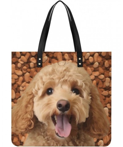 Golden Doodle Funny Dog Handbag Large Capacity Top-Handle Bag Ladies Shoulder Totes $15.30 Totes