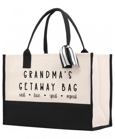 Grandma's Getaway Cotton Canvas Tote Bag Grandma Gift Bag Shopping Bag Grandma's Getaway Bag $13.98 Totes