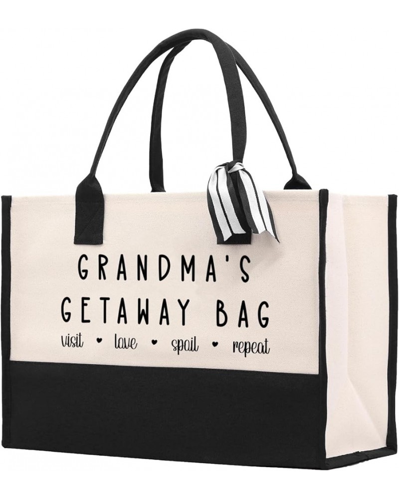 Grandma's Getaway Cotton Canvas Tote Bag Grandma Gift Bag Shopping Bag Grandma's Getaway Bag $13.98 Totes