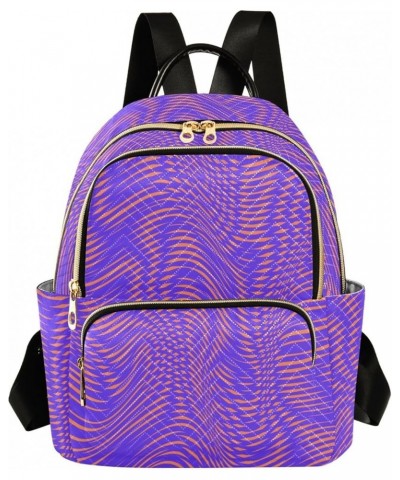 Mini Backpack Purse for Women Lightweight Girls Small Size 3d Psychedelic Stripe School Teens College Traveling Small $17.48 ...