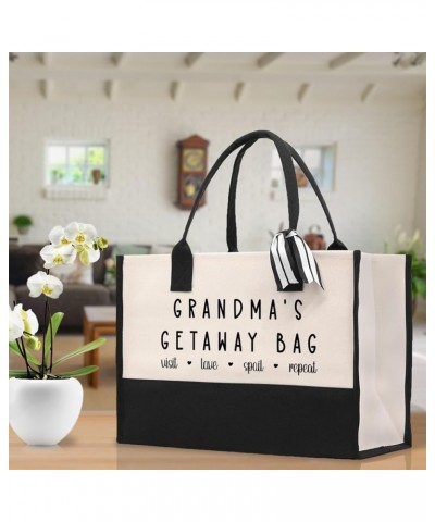 Grandma's Getaway Cotton Canvas Tote Bag Grandma Gift Bag Shopping Bag Grandma's Getaway Bag $13.98 Totes