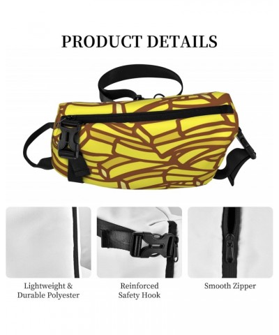 Crossbody Sling Backpack Delicious-French-Fries Travel Hiking Chest Daypack One Strap Shoulder Bag $15.50 Crossbody Bags