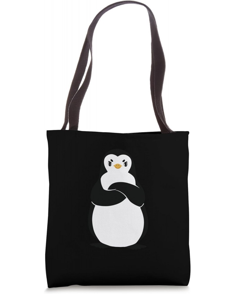 Adorable Penguin Embrace Admire Chill Vibe Tote Bag $11.75 Totes