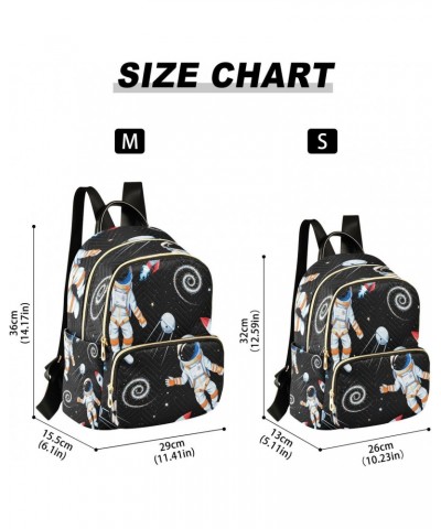 Space Theme 6 Backpack Purse for Women Travel Handbag Shoulder Bag $16.45 Backpacks