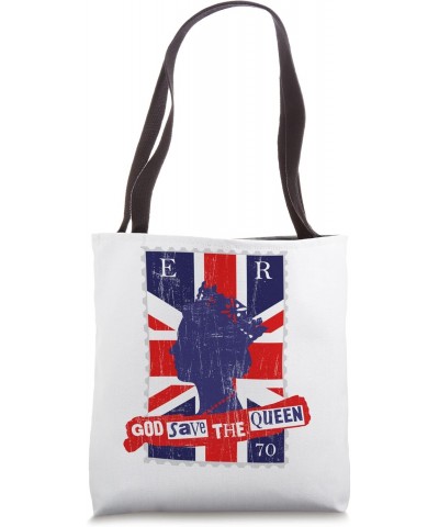 QUEEN'S PLATINUM JUBILEE GOD SAVE THE QUEEN Tote Bag $9.84 Totes