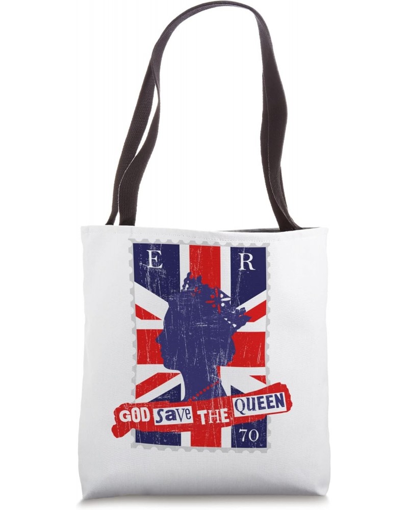 QUEEN'S PLATINUM JUBILEE GOD SAVE THE QUEEN Tote Bag $9.84 Totes