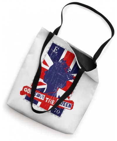 QUEEN'S PLATINUM JUBILEE GOD SAVE THE QUEEN Tote Bag $9.84 Totes