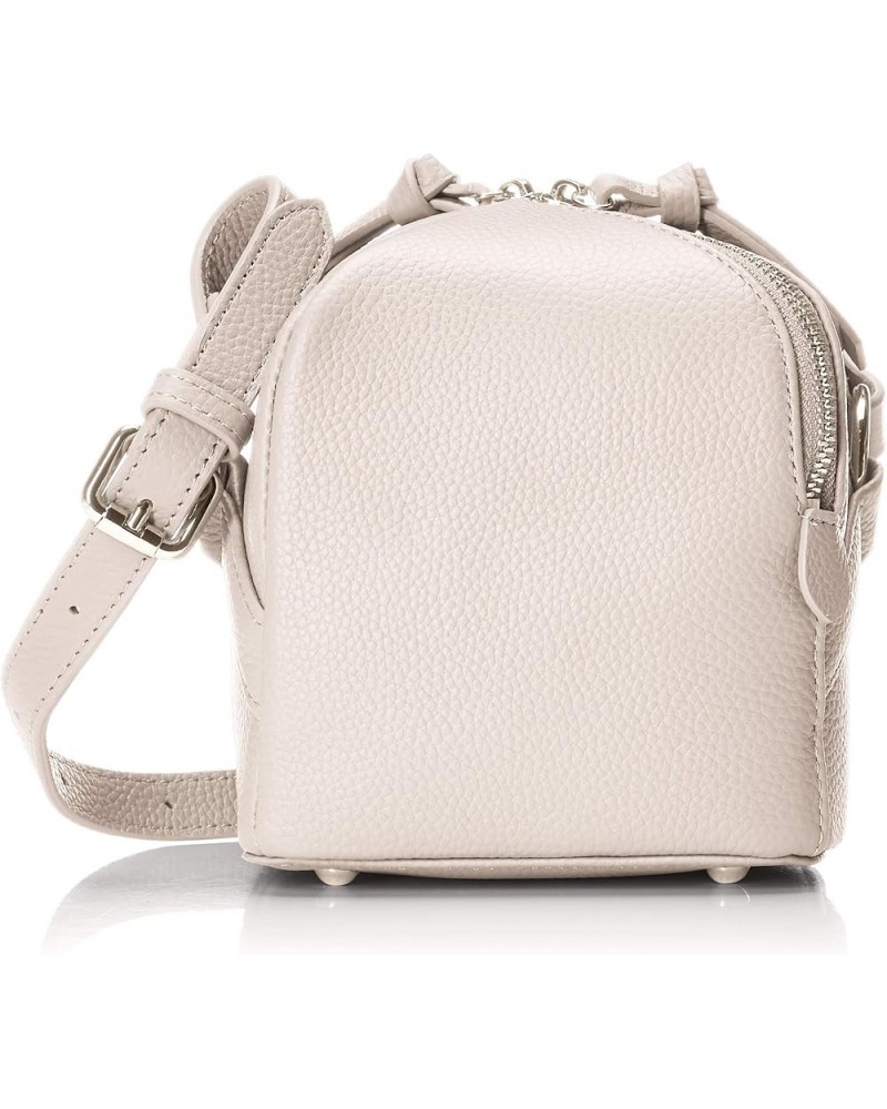 Cow Leather Cube Mini Shoulder Bag Lvory $31.09 Shoulder Bags