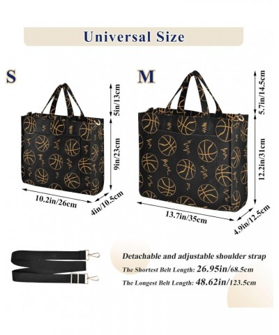 Women Basketball Corduroy Tote Bag Casual Handbags Fashion Shoulder Hobo bag $12.49 Totes