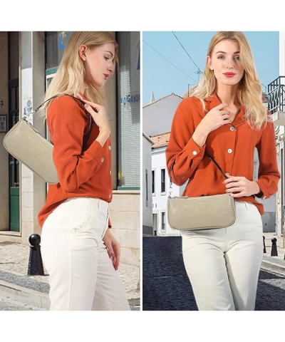 Small Purse for Women, Retro Classic Tote HandBag Shoulder Bags Clutch Purse Cloud Beige $12.24 Shoulder Bags