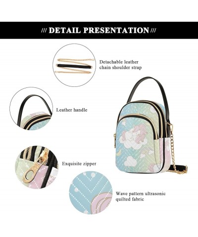 Unicorn Crossbody Bags for Women Small Shoulder with Detachable Straps, Cell Phone Purse Shoulder Handbags Unicorn2 $13.51 Sh...