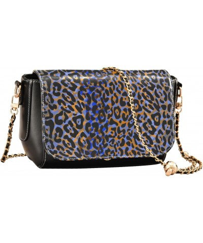 Crossbody Handbag Leopard Print Magic Animal PU Leather Shoulder Bag Sturdy Travel Pouch Compact Chic Bag for Women Everyday ...