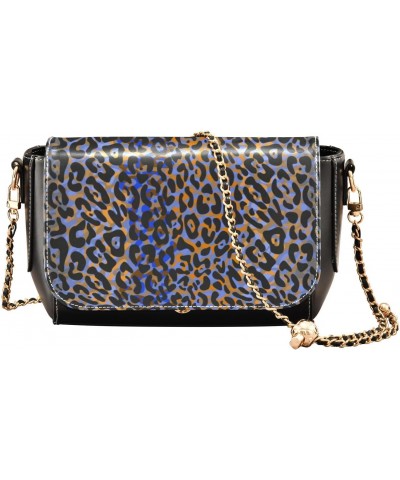 Crossbody Handbag Leopard Print Magic Animal PU Leather Shoulder Bag Sturdy Travel Pouch Compact Chic Bag for Women Everyday ...