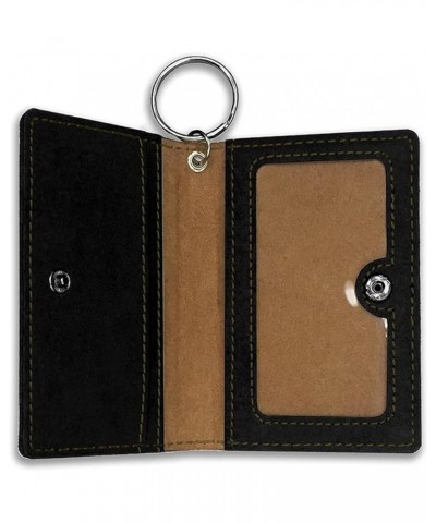 ID Holder Wallet, Keep Calm and Play Tennis, Personalized Engraving Included (Rustic) Black with Gold $12.32 Wallets