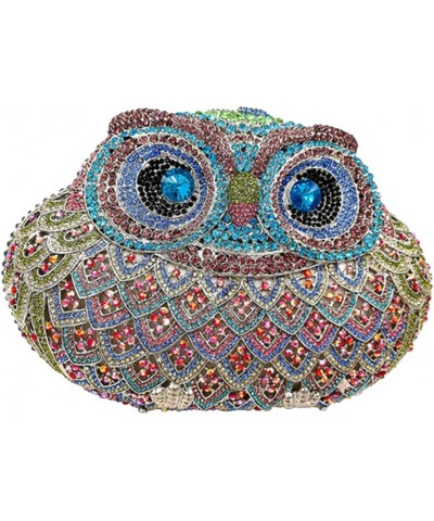 Women Evening-Bag Chain Rhinestone Wedding Ladies Clutch-Purse Luxury-Handbag Owl Fat Owl J $46.98 Evening Bags