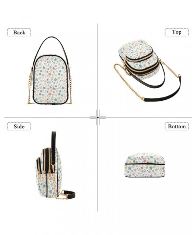 Cute Stars Design Stylish Crossbody Handbags with Detachable Leather Chain Shoulder Strap $12.69 Crossbody Bags