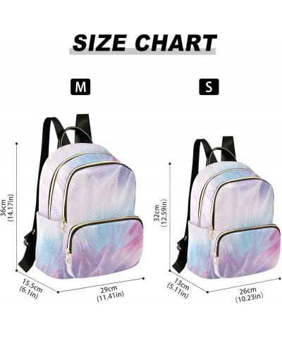 Colorful Marble Women's Backpack Wallet Casual Small Backpack Fashion Women's Travel Bag School Backpack Color302 Small $17.9...