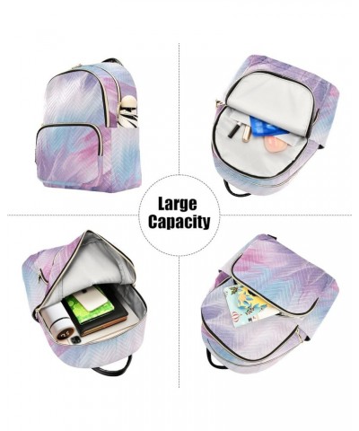 Colorful Marble Women's Backpack Wallet Casual Small Backpack Fashion Women's Travel Bag School Backpack Color302 Small $17.9...