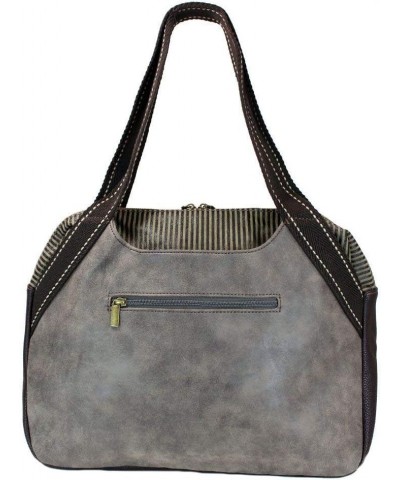 Chala Pig Bowling Bag Handbag Purse, Pig Lover Chala Handbags Stone Gray $36.75 Handbags