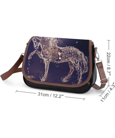 Printed Shoulder Crossbody Bag Leather Hobo Bags Medium Ladies Top Handles Satchels Famous Actress Color11 $24.58 Hobo Bags