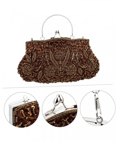 1pc Accessories Beaded Banquet Purse Dinner Prom Wedding Wallet Christmas Shoulder Gifts Girls Evening Coffee $11.67 Evening ...