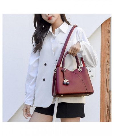 Fashion Handbag Shoulder Crossbody Bag for Women Soft Leather Bag Trendy Handbag (Color : Blue, Size : 11 * 8 * 5in) 11*8*5in...