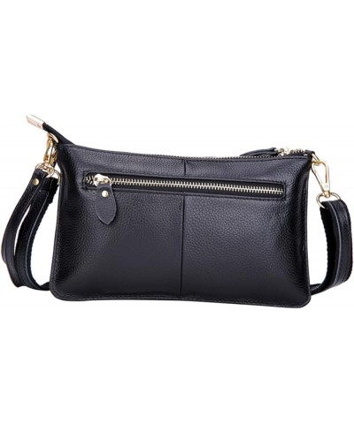 Crossbody Sling Bag Over Shoulder Bag for Women Leather Sling Bag Crossbody Tote Handbag Leather Vintage Black $15.67 Shoulde...