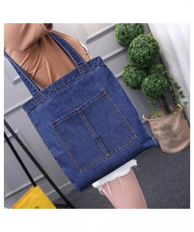 Lady Wallet DAMSIL Fashion Women's Leisure Denim Fabric Shoulder Bag Large Capacity Tote Bag Handbag Shopping Bag Wallet (Col...