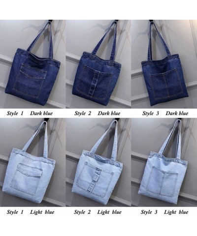 Lady Wallet DAMSIL Fashion Women's Leisure Denim Fabric Shoulder Bag Large Capacity Tote Bag Handbag Shopping Bag Wallet (Col...