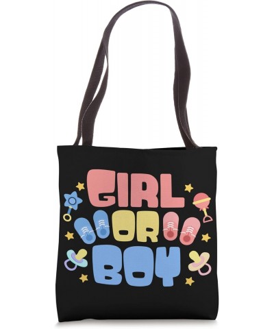 Pink Or Blue Party Pregnancy - Girl Or Boy Gender Reveal Tote Bag $9.24 Totes