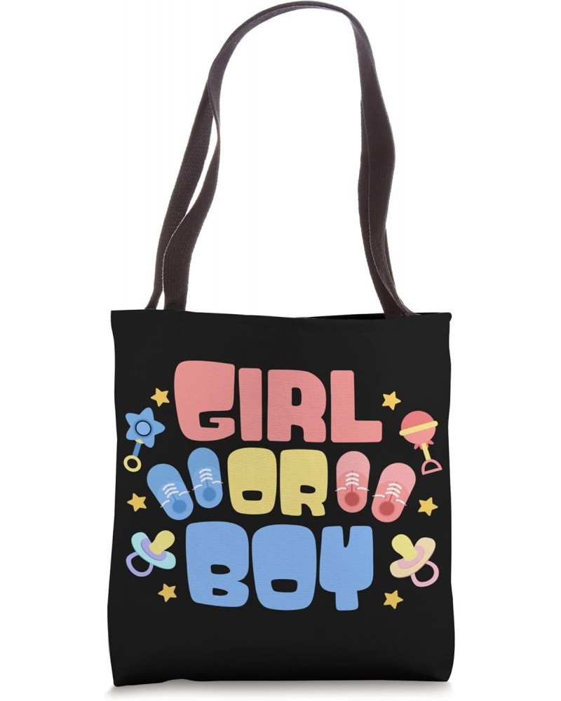 Pink Or Blue Party Pregnancy - Girl Or Boy Gender Reveal Tote Bag $9.24 Totes