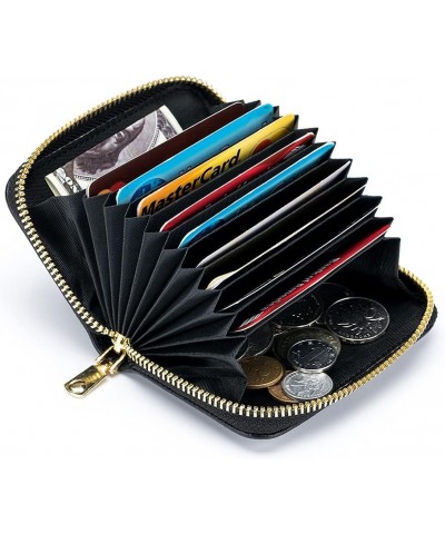 Genuine Leather Zipper Multi-Card Position Wallet First Layer Cowhide Organ Card Holder Purse Cute Coin Pocket Women Clutch B...