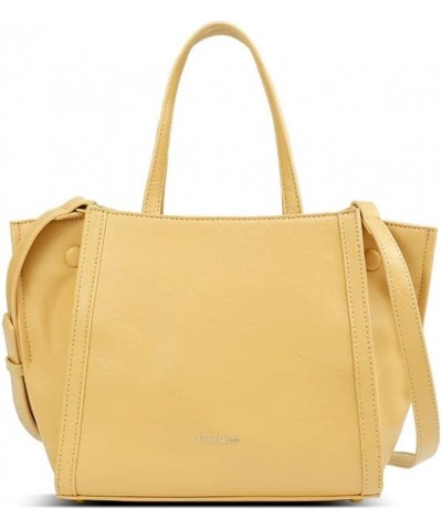 Pixie Mood Valentina 13.5 x 9 Vegan Leather Expandable Small Tote Bag Melon $20.90 Totes