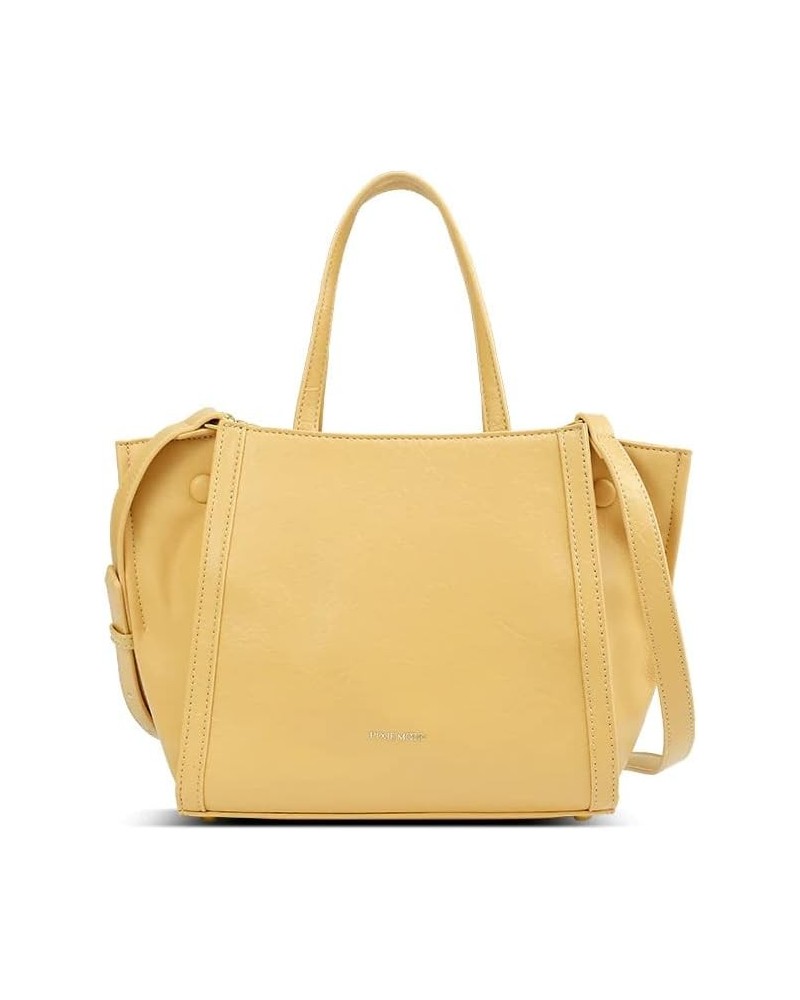 Pixie Mood Valentina 13.5 x 9 Vegan Leather Expandable Small Tote Bag Melon $20.90 Totes