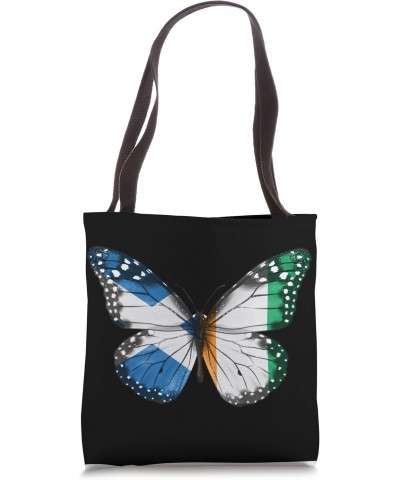 Scottish Ivorian Flag Butterfly Tote Bag $11.46 Totes