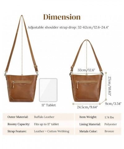 Women Genuine Leather Backpack Purse bundle with Crossbody Bucket Purse $91.19 Backpacks