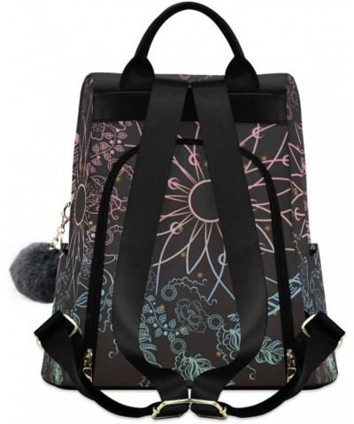 Dreamcatcher Moon Stars Boho Backpack Purse for Women Anti Theft Casual Shoulder Bag Fashion Ladies Travel Bags $17.22 Backpacks