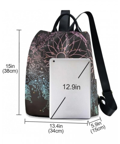 Dreamcatcher Moon Stars Boho Backpack Purse for Women Anti Theft Casual Shoulder Bag Fashion Ladies Travel Bags $17.22 Backpacks