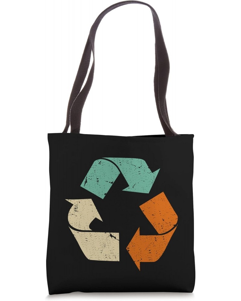 Retro Recycling Symbol Vintage Earth Day Recycle Tote Bag $12.47 Totes