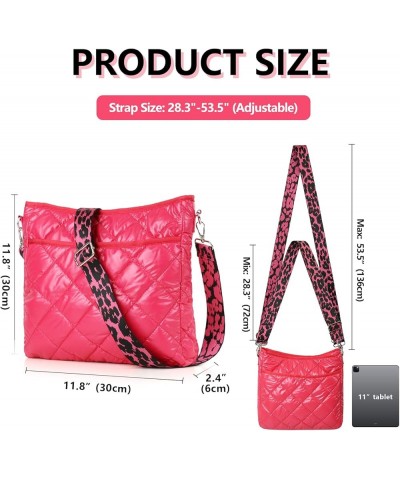 Quilted Crossbody Bags for Women, Unique Pattern Strap Quilted Bag, Crossbody Purses for Women, Quilted Puffer Bag for Women ...