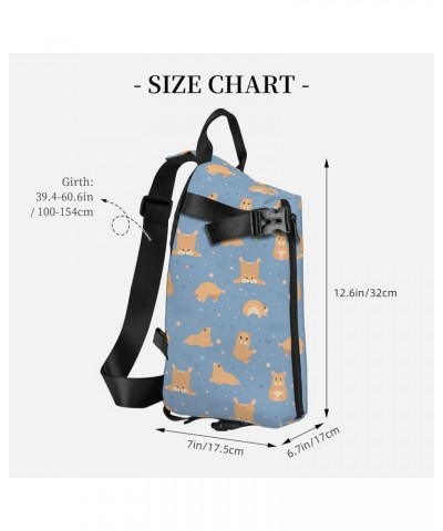 Snake Goth Flowers Sling Bags For Men And Women, Chest Bag Crossbody Sling Daypack For Hiking Bike Travel Hamster Who Likes S...